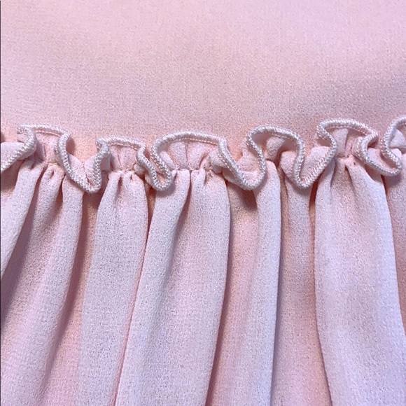 Like new Sz 4 Banana Republic lined pink ruffle skirt - Picture 5 of 9